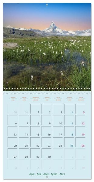 Produktbild: Discover Zermatt - Matterhorn - Switzerland (Wall Calendar 2026 12 &times; 12 Inch) CALVENDO 12 Month Wall Calendar