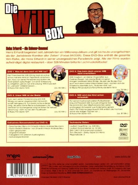 Produktbild: Heinz Erhardt - Die Willi Box