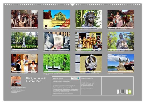 Produktbild: K&ouml;nigin Luise in Ostpreu&szlig;en (Wandkalender 2026 DIN A2 quer), CALVENDO Monatskalender