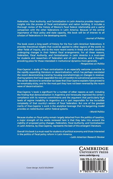 Produktbild: Federalism, Fiscal Authority, and Centralization in Latin America