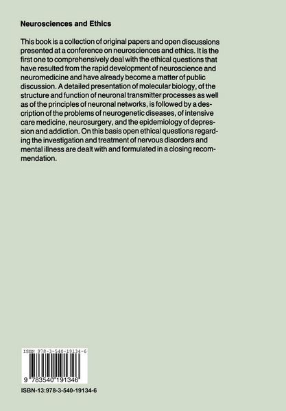Produktbild: Neurosciences and Ethics