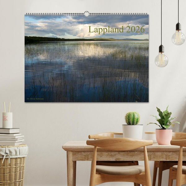 Produktbild: Lappland 2026 (Wandkalender 2026 DIN A2 quer), CALVENDO Monatskalender