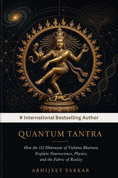 Produktbild: Quantum Tantra: How the 112 Dharaṇas of Vij&ntilde;ana Bhairava Explain Neuroscience, Physics, and the Fabric of Reality