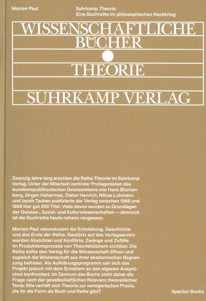 Produktbild: Suhrkamp Theorie