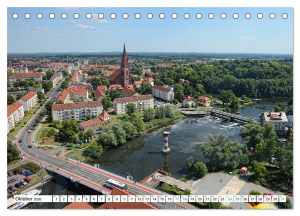 Produktbild: Rathenow - Gr&uuml;ne Stadt an der Havel (Tischkalender 2026 DIN A5 quer), CALVENDO Monatskalender