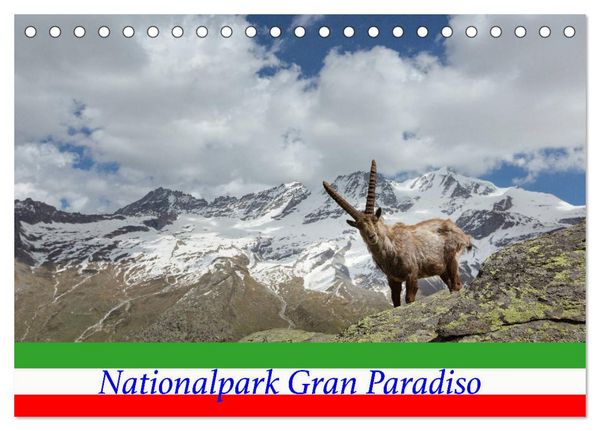 Produktbild: Nationalpark Gran Paradiso (Tischkalender 2026 DIN A5 quer), CALVENDO Monatskalender