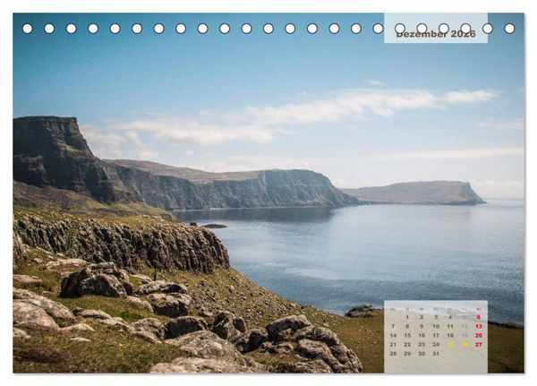 Produktbild: Rauhes Schottland (Tischkalender 2026 DIN A5 quer), CALVENDO Monatskalender