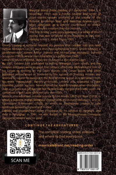 Produktbild: The Extraordinary Adventures of Arsene Lupin, Gentleman-Burglar by Maurice Leblanc