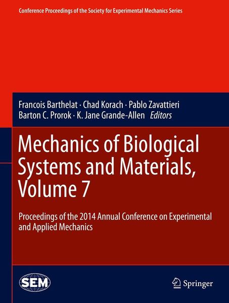 Produktbild: Mechanics of Biological Systems and Materials, Volume 7