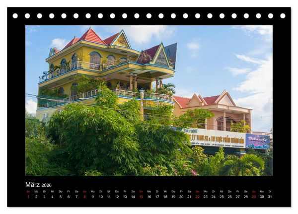 Produktbild: Unterwegs in Vietnam (Tischkalender 2026 DIN A5 quer), CALVENDO Monatskalender