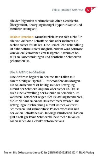 Produktbild: Die 50 besten Arthrose-Killer