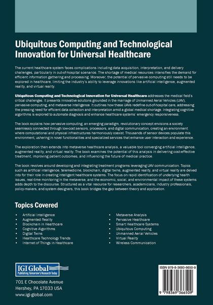 Produktbild: Ubiquitous Computing and Technological Innovation for Universal Healthcare