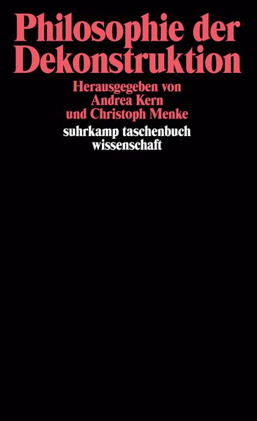 Produktbild: Philosophie der Dekonstruktion