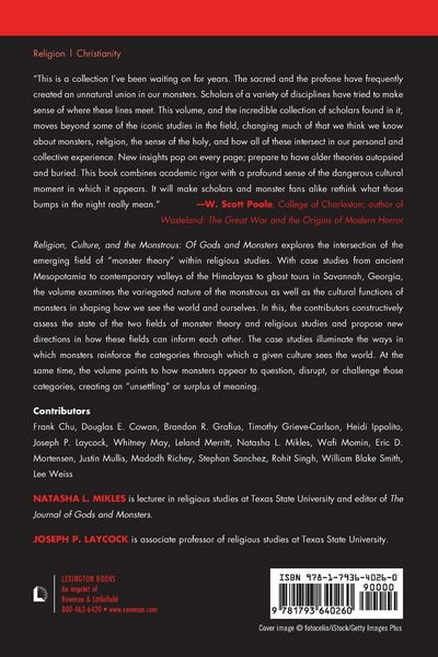 Produktbild: Religion, Culture, and the Monstrous