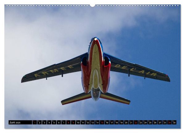 Produktbild: Augenblicke in der Luft: Patrouille de France (hochwertiger Premium Wandkalender 2025 DIN A2 quer), Kunstdruck in Hochglanz