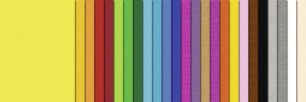 Produktbild: URSUS Basispapiere Super-Tonkartonblock, 220 g/m&sup2;, Format 24 x 34 cm, 50 Blatt sortiert