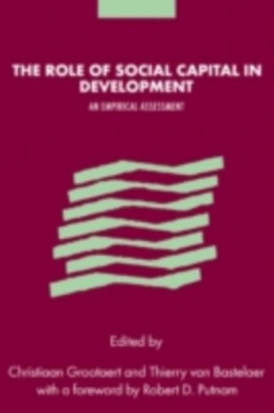 Produktbild: Role of Social Capital in Development