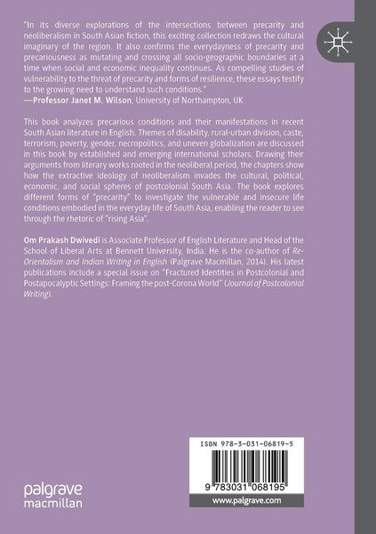 Produktbild: Representations of Precarity in South Asian Literature in English