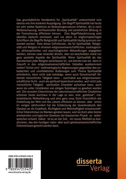 Produktbild: Spiritualit&auml;t und die Wissenschaft
