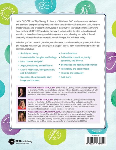 Produktbild: Dbt, Cbt, and Play Therapy Toolbox for Children and Adolescents