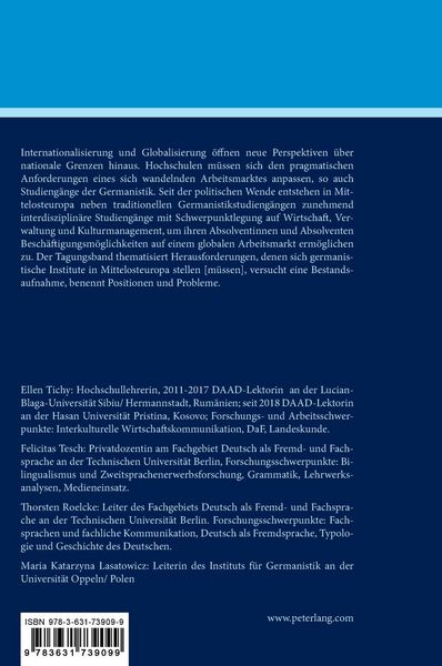 Produktbild: Germanistik und Wirtschaft in der Diskussion