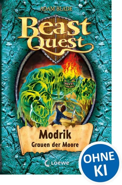 Modrik, Grauen der Moore / Beast Quest Band 34, Gebundene Ausgabe von Adam Blade, Loewe, 978-3-7855-7962-6