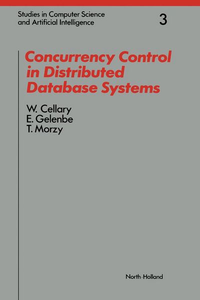 Produktbild: Concurrency Control in Distributed Database Systems