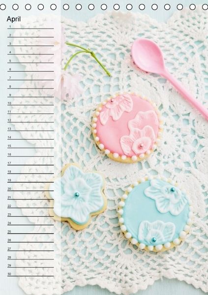 Produktbild: Geb&auml;ck-Couture K&uuml;chenplaner (Tischkalender immerw&auml;hrend DIN A5 hoch)