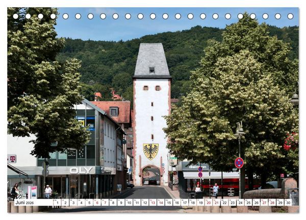 Produktbild: Barbarossastadt Gelnhausen vom Frankfurter Taxifahrer Petrus Bodenstaff (Tischkalender 2026 DIN A5 quer), CALVENDO Monatskalender
