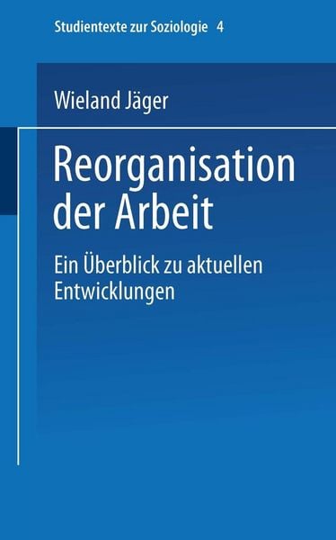 Produktbild: Reorganisation der Arbeit