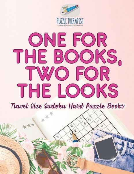 Produktbild: One for the Books, Two for the Looks | Travel Size Sudoku Hard Puzzle Books