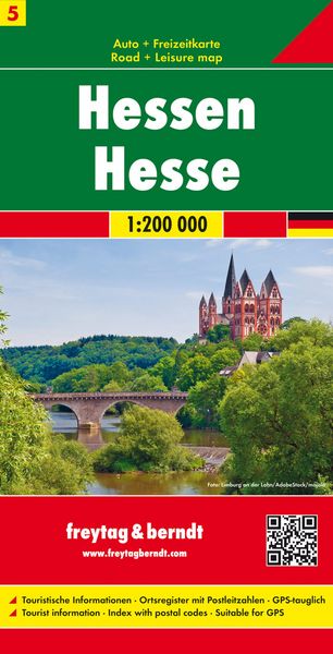 Deutschland 05 Hessen 1 : 200 000, Sonstige von , KOMPASS freytag und berndt, 978-3-7079-0057-6