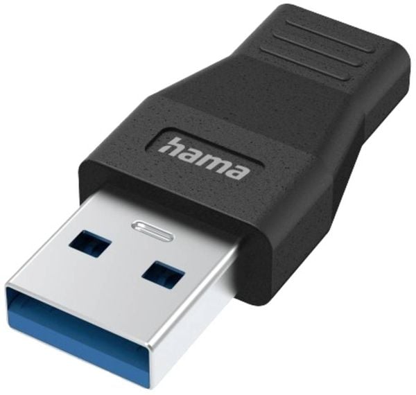 Hama USB 3.2 Gen 1 (USB 3.0) Adapter [1x USB 3.2 Gen 1 Stecker A (USB 3.0) - 1x USB 3.2 Gen 1 Buchse C (USB 3.0)]