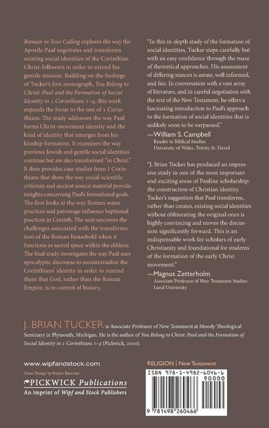 Produktbild: "Remain in Your Calling"