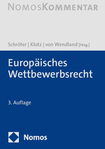 Produktbild: Europ&auml;isches Wettbewerbsrecht