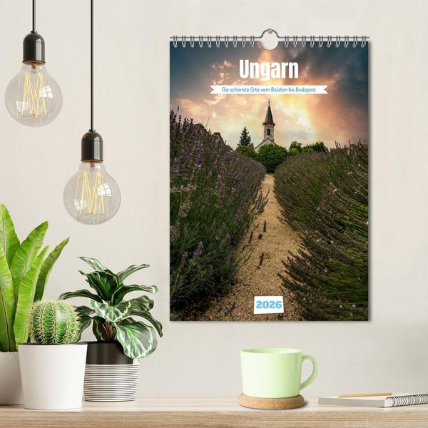 Produktbild: Die sch&ouml;nsten Orte vom Balaton nach Budapest (Wandkalender 2026 DIN A4 hoch), CALVENDO Monatskalender