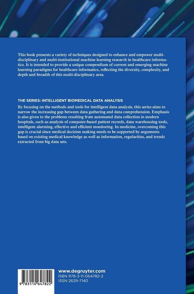 Produktbild: Computational Intelligence for Machine Learning and Healthcare Informatics