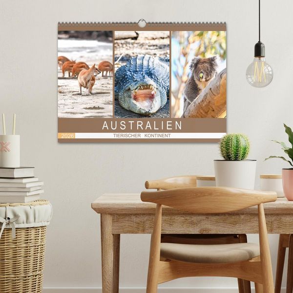 Produktbild: Australien, tierischer Kontinent (Wandkalender 2026 DIN A3 quer), CALVENDO Monatskalender