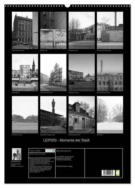 Produktbild: LEIPZIG - Momente der Stadt (Wandkalender 2026 DIN A2 hoch), CALVENDO Monatskalender