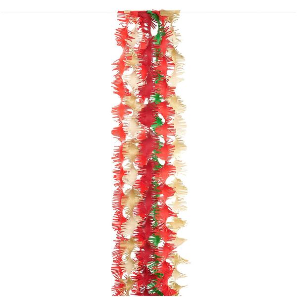 Produktbild: Krepp Girlanden, Weihnachtsmix,, 7 Stk, 17,5 cm x 3 m, inkl. 2 m Kordel
