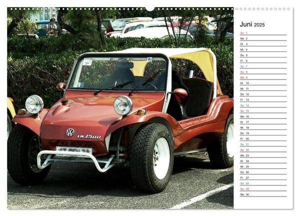 Produktbild: Buggys - die Kultautos der 80er (hochwertiger Premium Wandkalender 2025 DIN A2 quer), Kunstdruck in Hochglanz