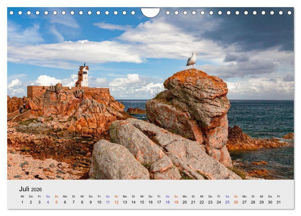 Produktbild: Bretagne Traumhafte K&uuml;sten in Frankreichs Nordwesten (Wandkalender 2026 DIN A4 quer), CALVENDO Monatskalender