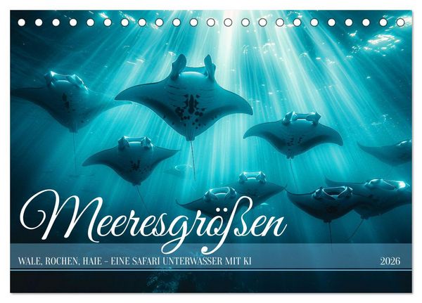 Produktbild: Meeresgr&ouml;&szlig;en (Tischkalender 2026 DIN A5 quer), CALVENDO Monatskalender