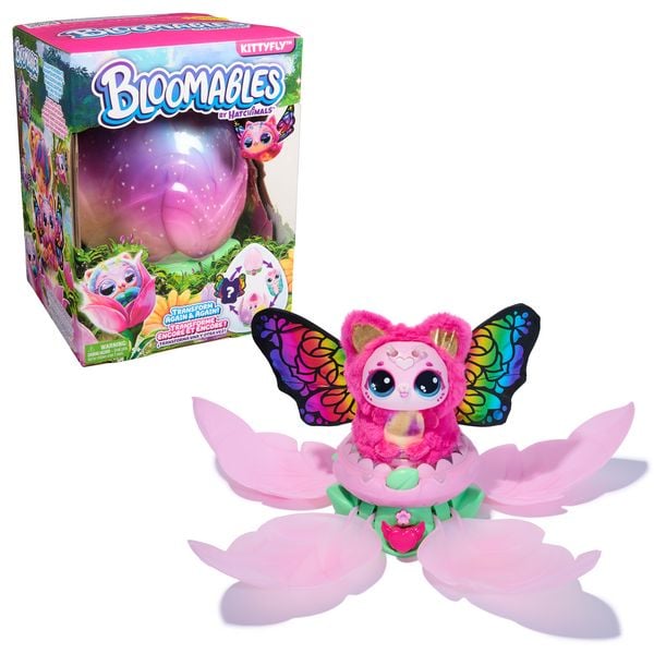 Produktbild: Bloomables von Hatchimals - Kittyfly, Interaktives Spielzeug mit &Uuml;berraschung, doppelter Verwandlung und &uuml;ber 100 Ger&auml;uschen und Reaktionen