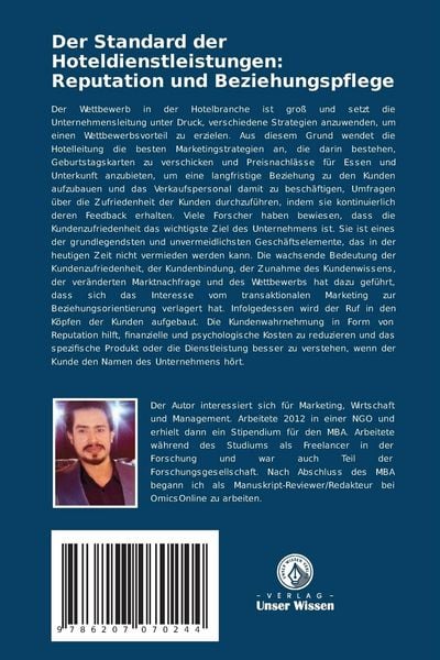Produktbild: Der Standard der Hoteldienstleistungen: Reputation und Beziehungspflege