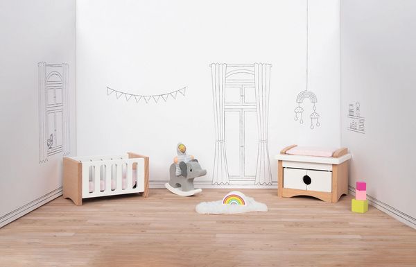 Puppenmöbel Style, Babyzimmer