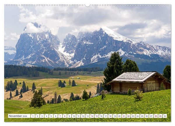 Produktbild: S&uuml;dtirol - Von Meran bis zum Pragser Wildsee (hochwertiger Premium Wandkalender 2026 DIN A2 quer), Kunstdruck in Hochglanz