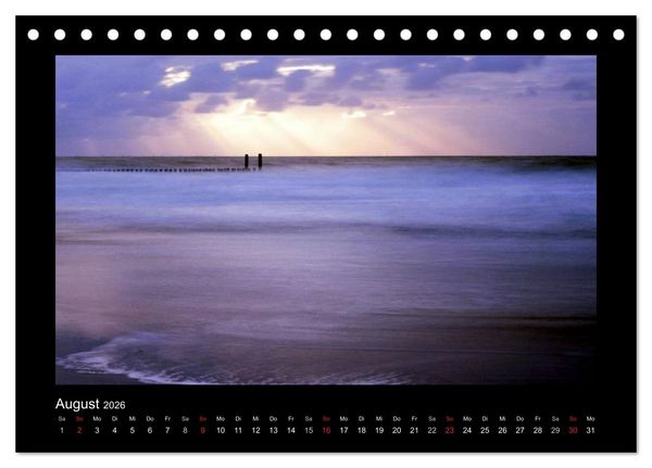 Produktbild: An der Nordsee (Tischkalender 2026 DIN A5 quer), CALVENDO Monatskalender