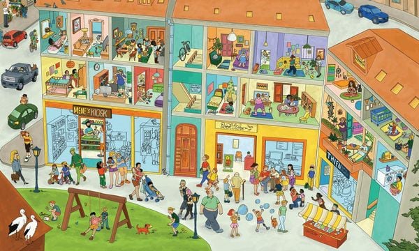 Produktbild: Mimis Colorful World &ndash; Wimmelbuch f&uuml;r Kinder