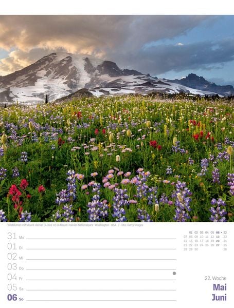 Produktbild: Planet Erde Wochenplaner Kalender 2027 | Landschaften der Welt
